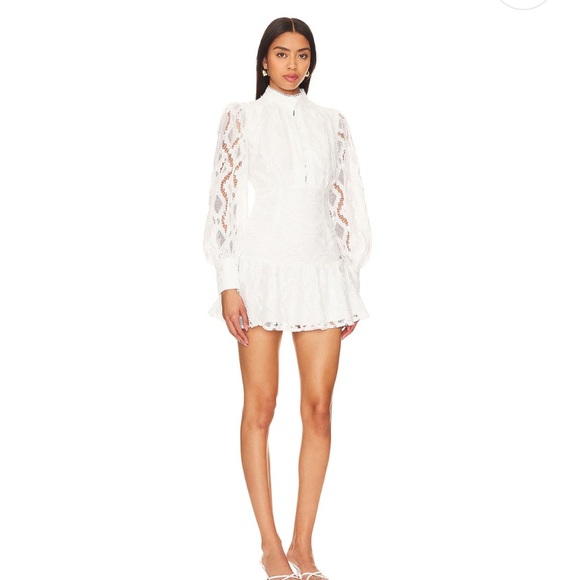NWT Bardot white lace dress XL - Picture 2 of 8